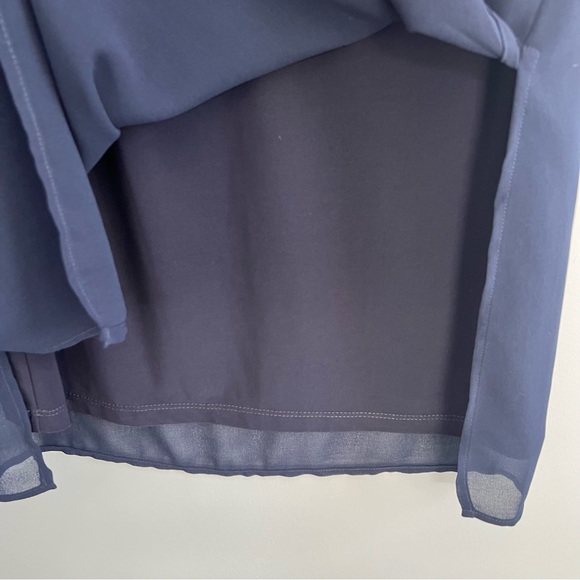 Trisisto Femme Chiffon Slit Shift Dress - Picture 4 of 7